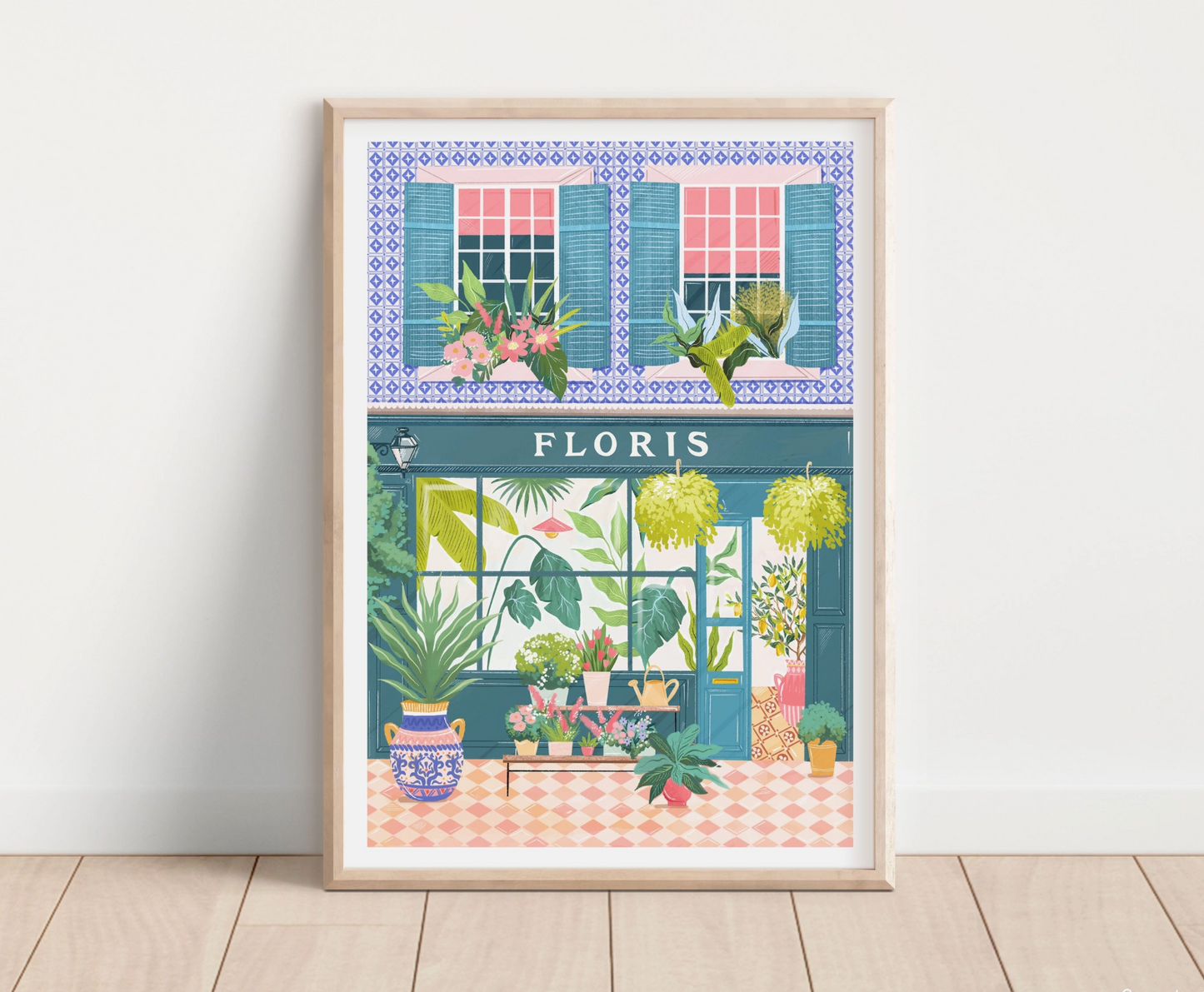 Florist Shop A3 Print