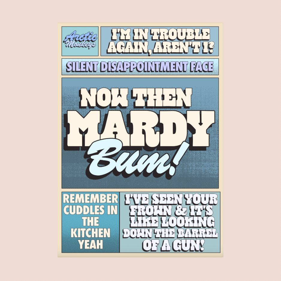 Arctic Monkeys Mardy Bum A4 Print