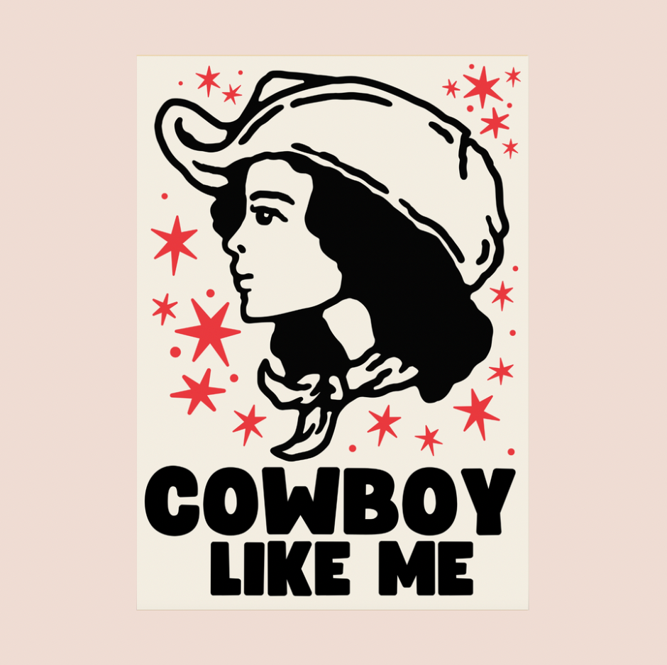 Taylor Swift Cowboy Like Me A4 Print
