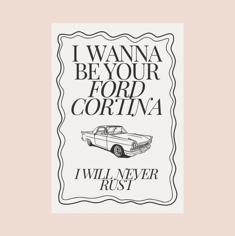 Arctic Monkeys Wanna Be Yours A4 Print