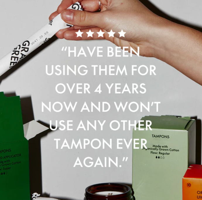 Organic Cotton Tampons