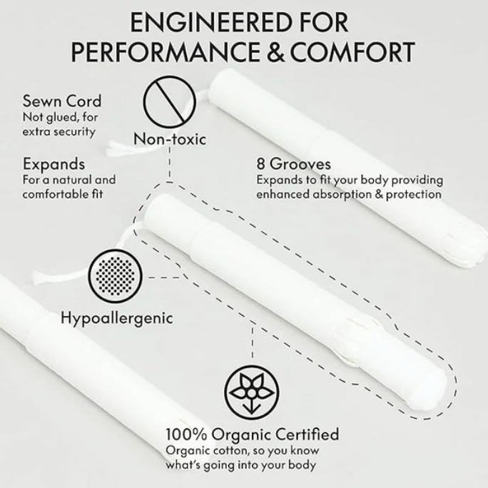 Organic Cotton Tampons