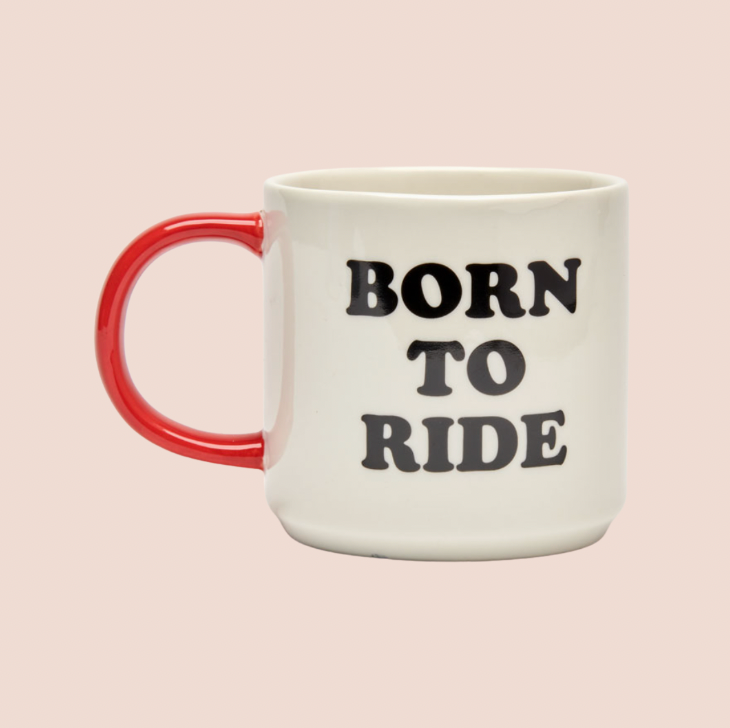 Snoopy Peanuts 'Born To Ride' Mug