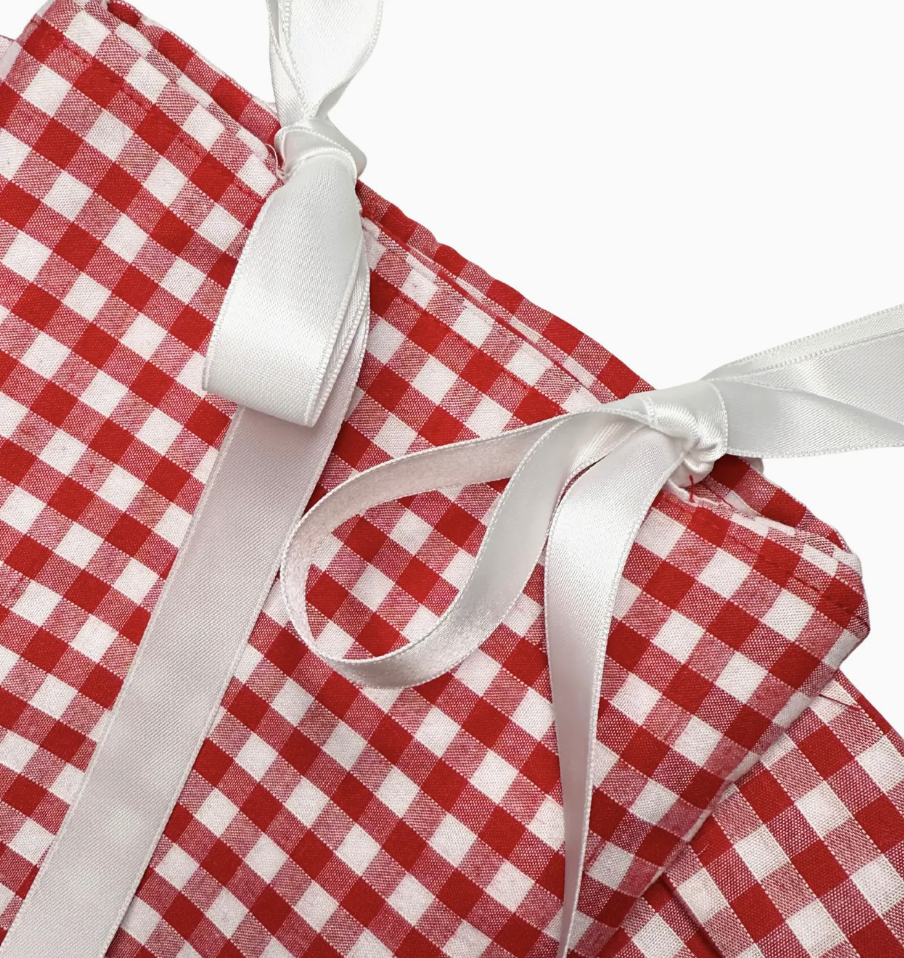 Red Gingham Handmade Kindle/Book/Ipad Bag