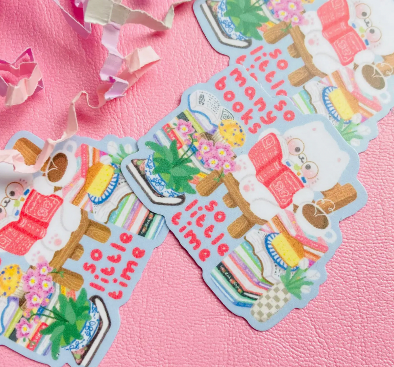 So Many Books So Little Time Sticker