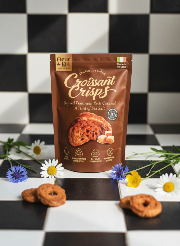 Handmade Croissant Crisps – Caramel 70g