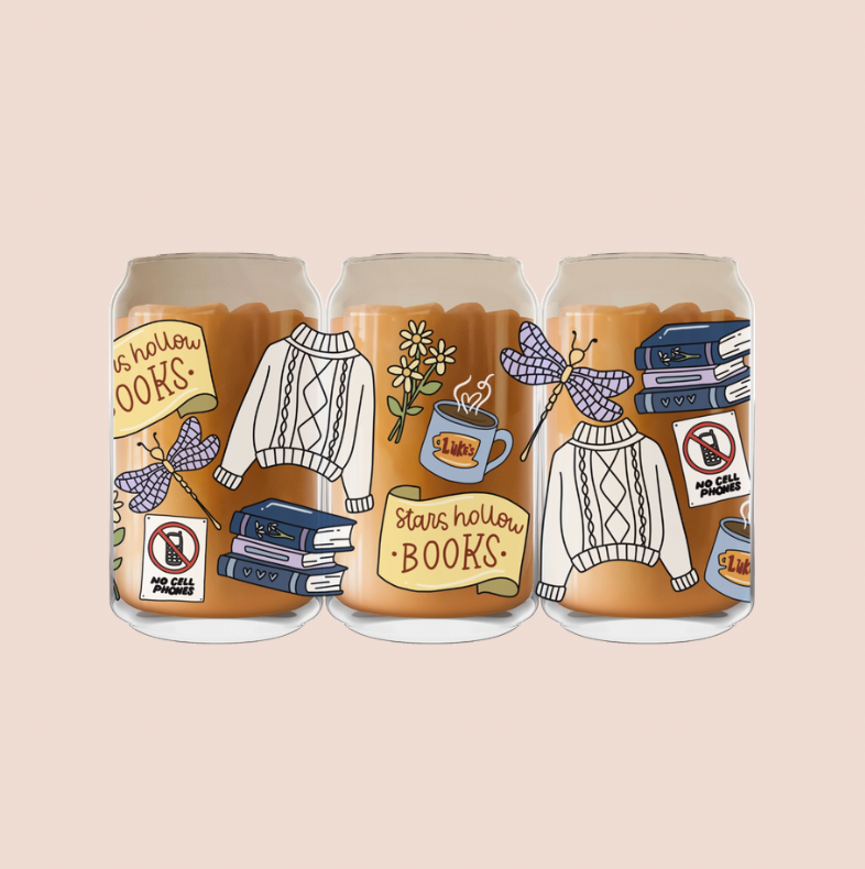 Gilmore Girls Iced Coffee Glass 16oz