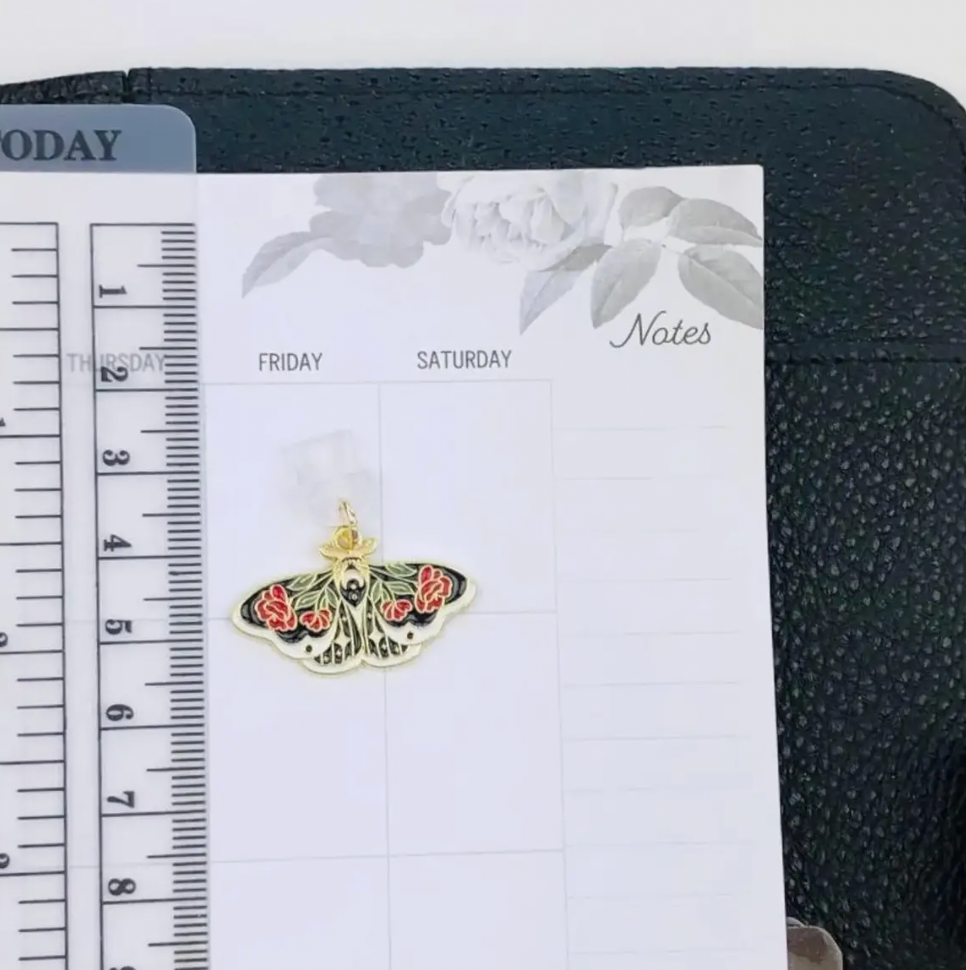 Rose Moth Dust Plug | Phone |Tablet | Kindle Charm