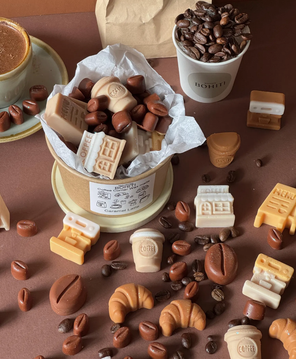 'Coffee Shop Corner' - Handmade Wax Melts Box
