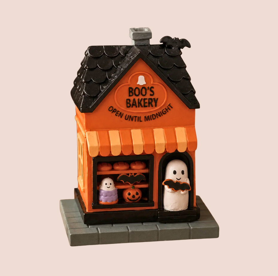 Boo’s Bakery Halloween Ghost House Incense Burner / Cone Holder