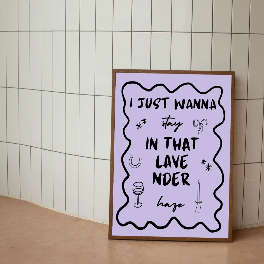 Taylor Swift Lavender Haze A4 Print