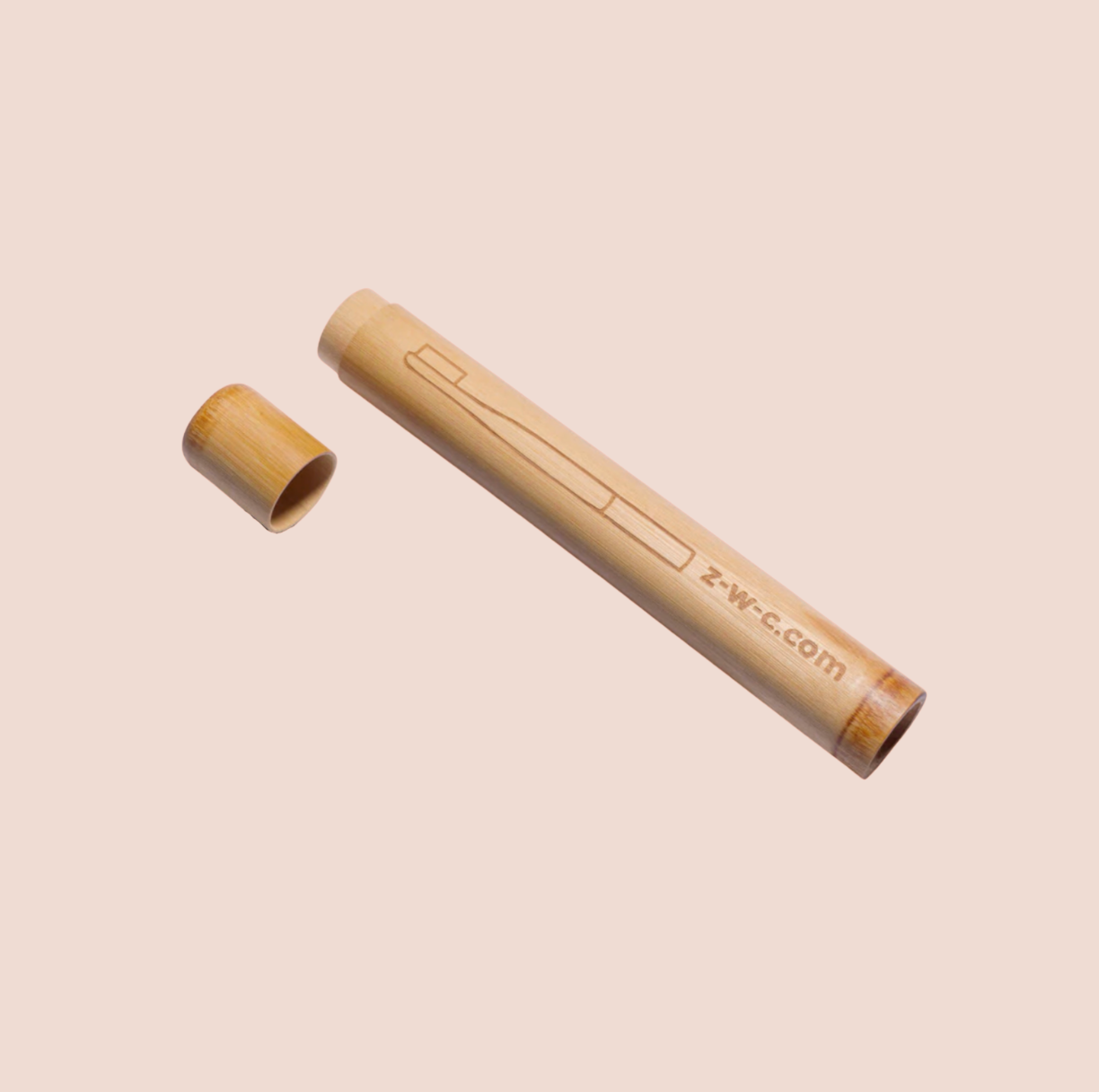 Bamboo Toothbrush Travel Case