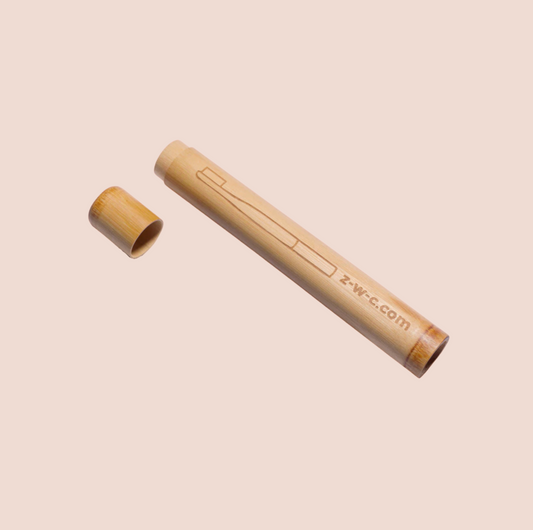 Bamboo Toothbrush Travel Case