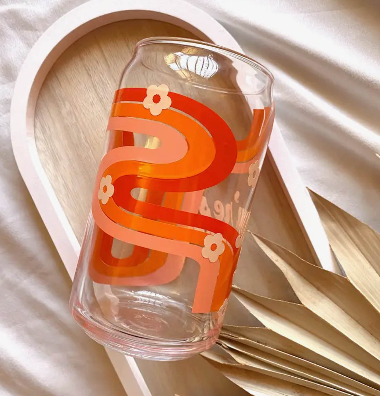 Harry Styles Golden Iced Coffee Glass 16oz