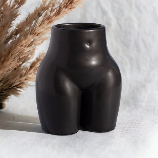 Small Body Vase in Black