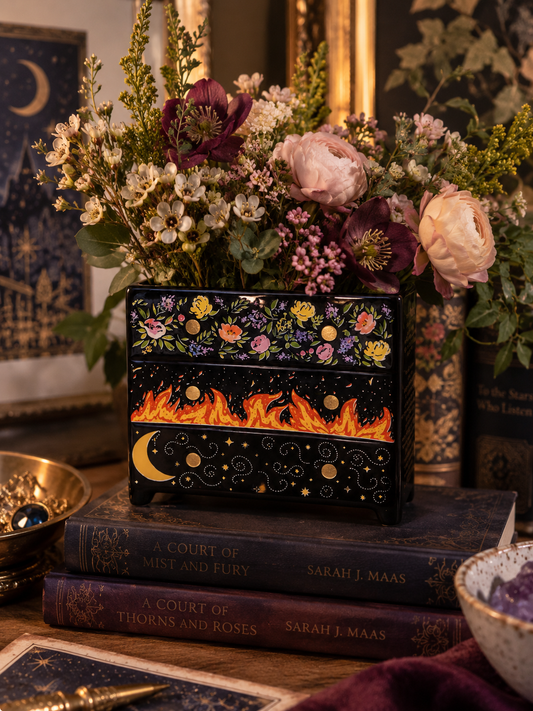 NEW Feyre's Dresser ACOTAR Bookish Vase