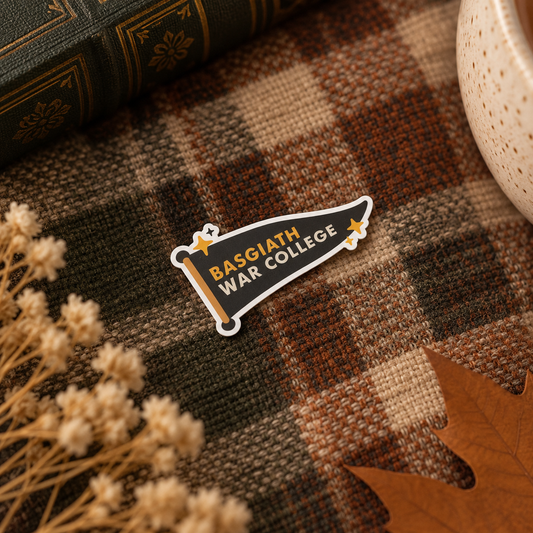 Basgiath War College Fourth Wing Flag Bookish Sticker