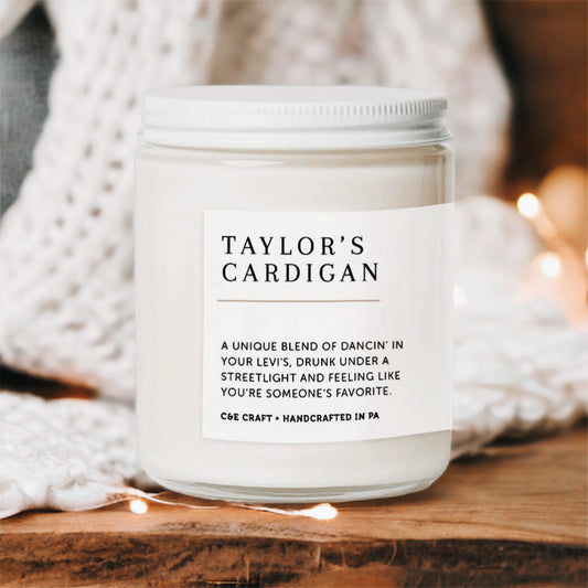 Taylor's Cardigan Candle