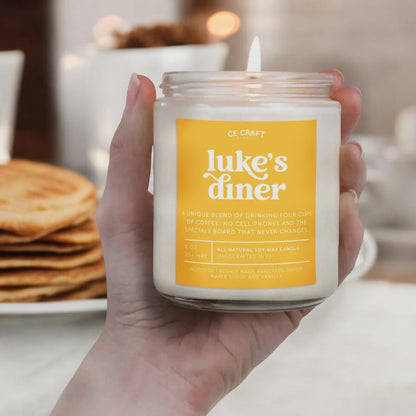 Luke's Diner Gilmore Girls Jar Candle