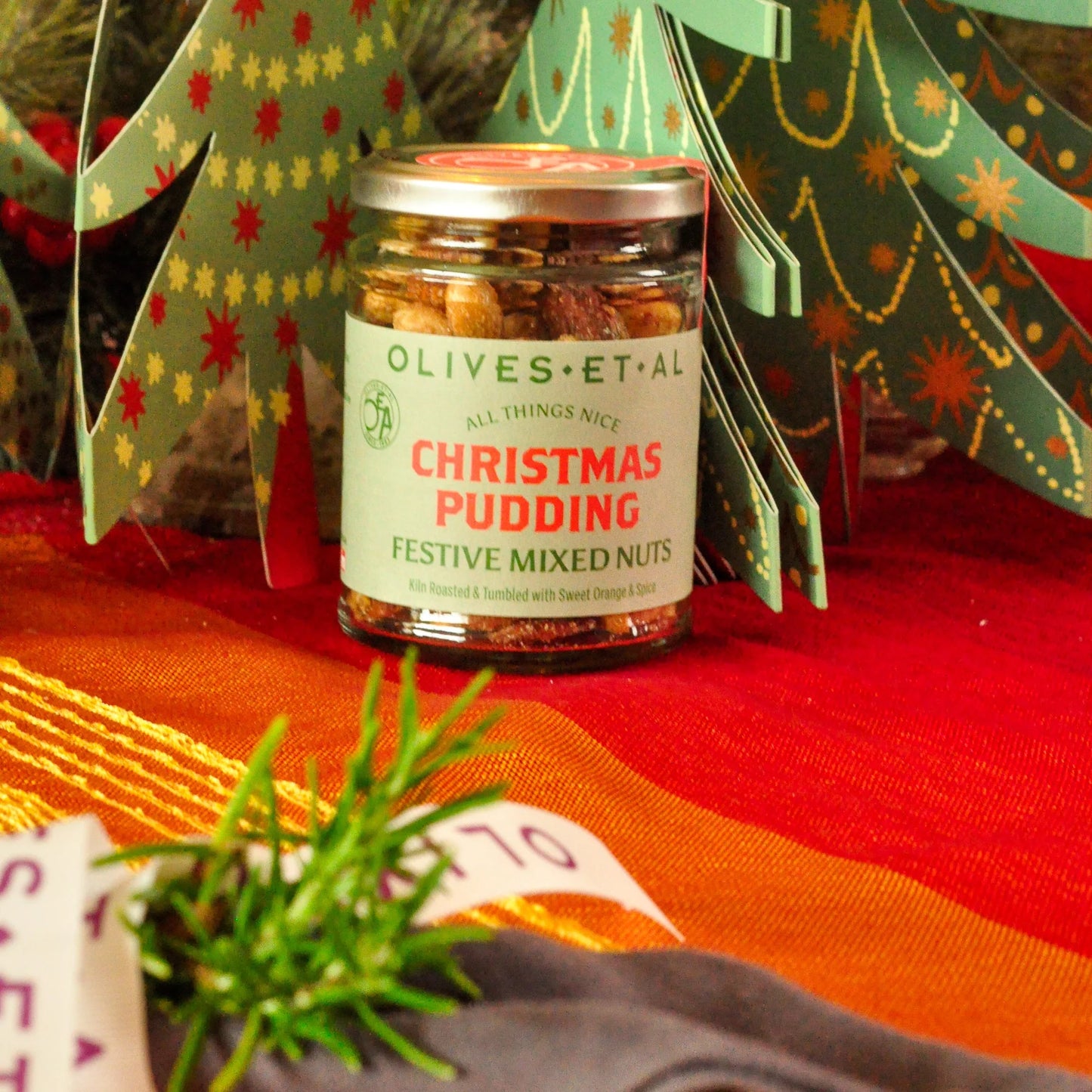 Christmas Pudding Nut Mix Jar 150g