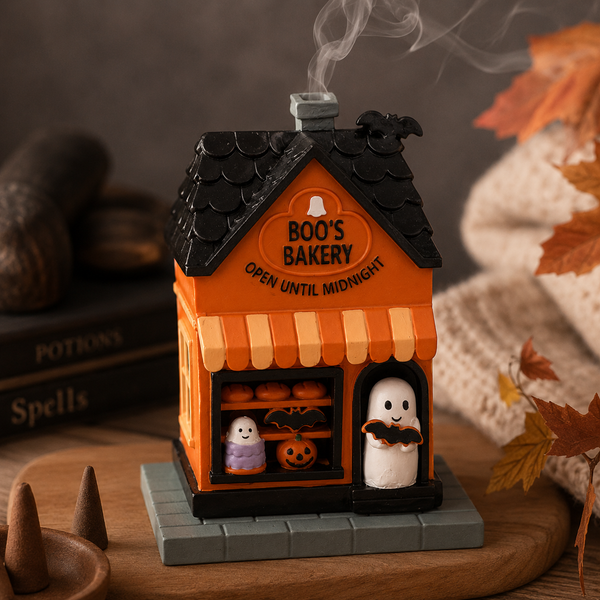 Boo’s Bakery Halloween Incense Burner | Ghost House