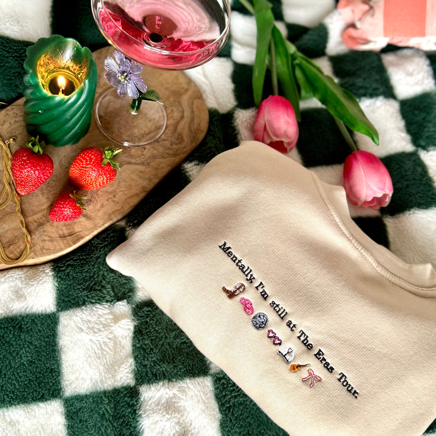 The Eras Tour Embroidered Sweater in Large