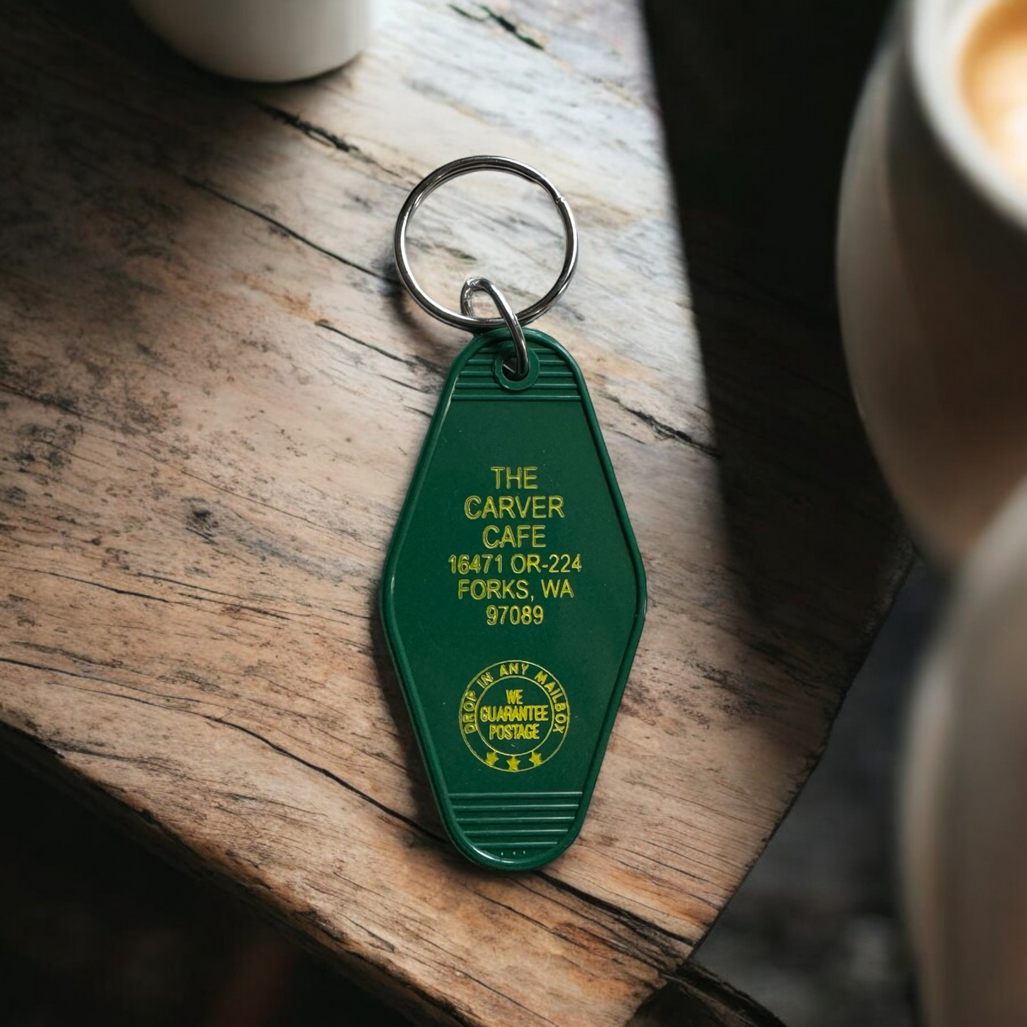 Carver Cafe Keychain