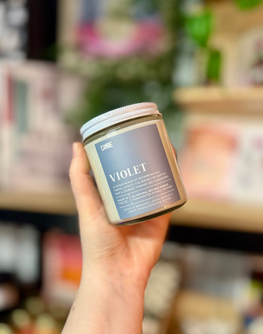 Violet - Fourth Wing Bookish Candle