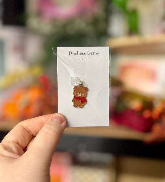 Teddy Bear Dust Plug | Phone |Tablet | Kindle Charm (Copy)