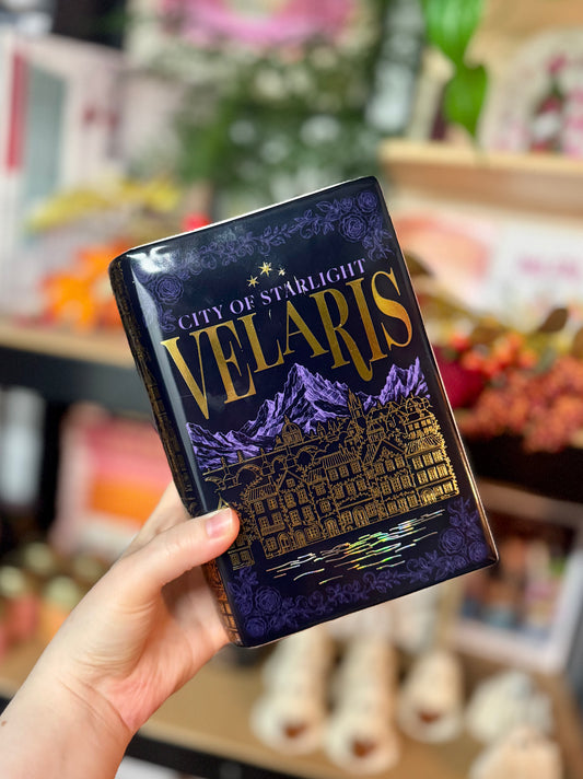 Imperfect Velaris Night Court ACOTAR Ceramic Book Vase