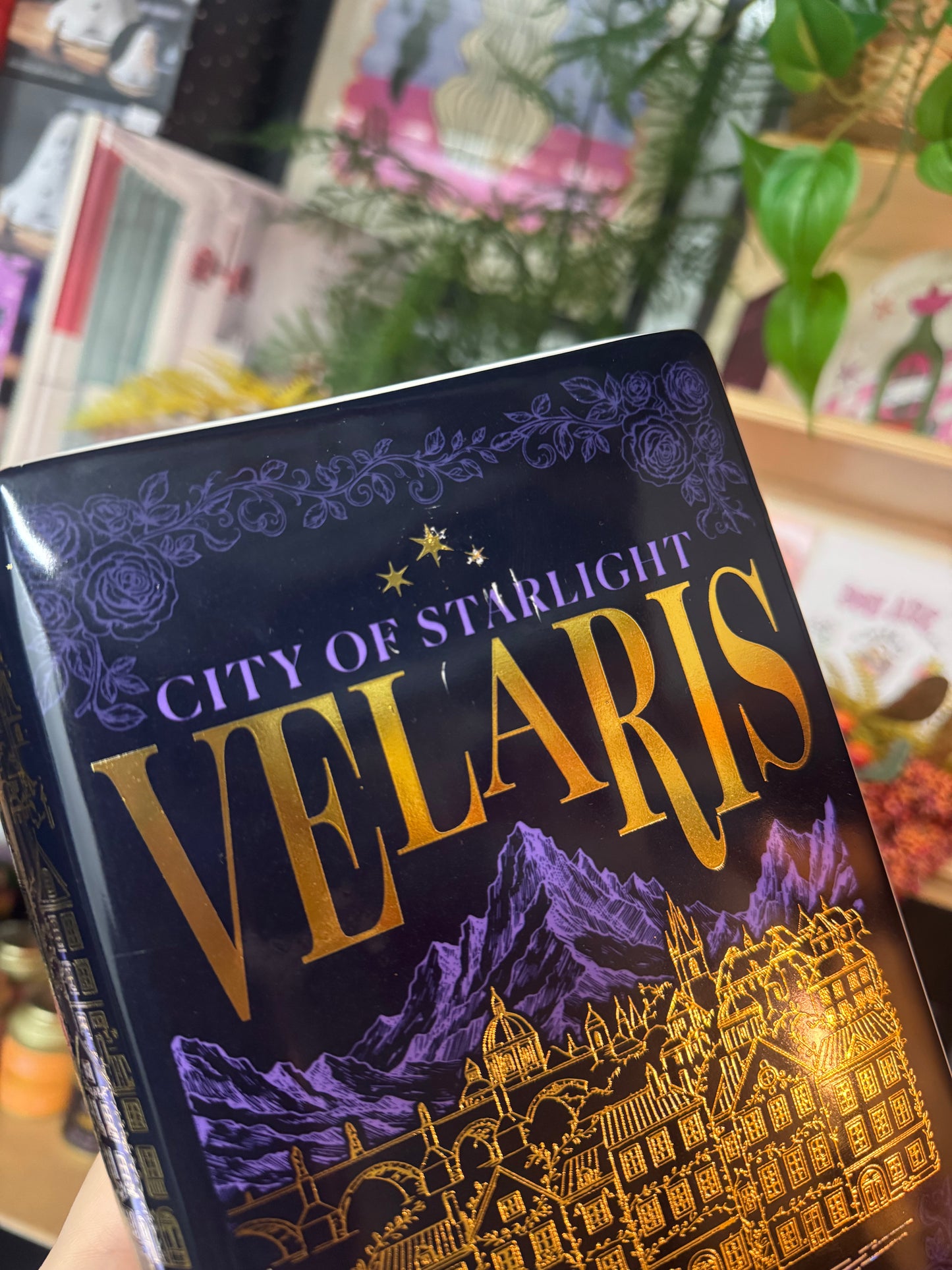 Imperfect Velaris Night Court ACOTAR Ceramic Book Vase
