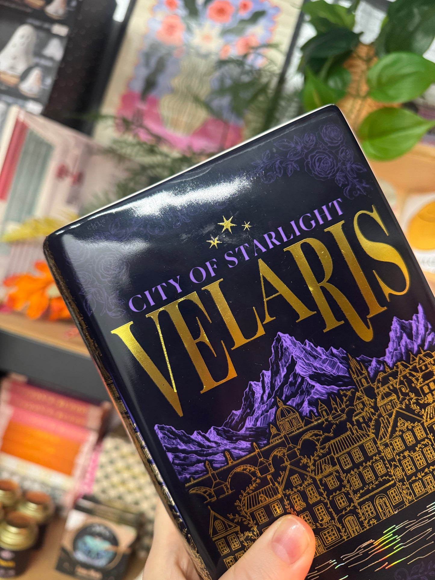 Imperfect Velaris Night Court ACOTAR Ceramic Book Vase