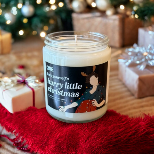 Harry Styles Christmas Candle