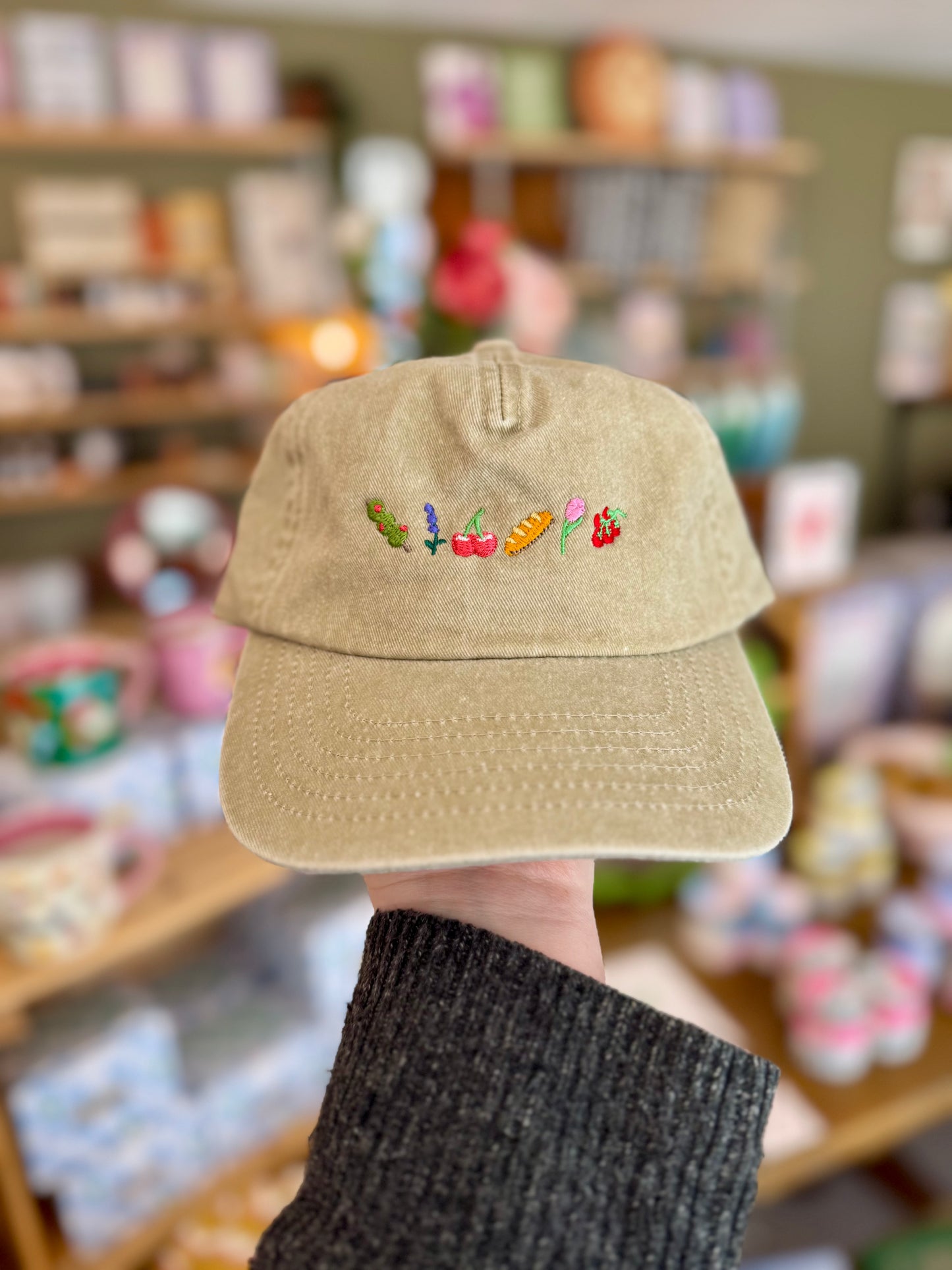 'Summer Picnic' 5 Panel Cotton Cap