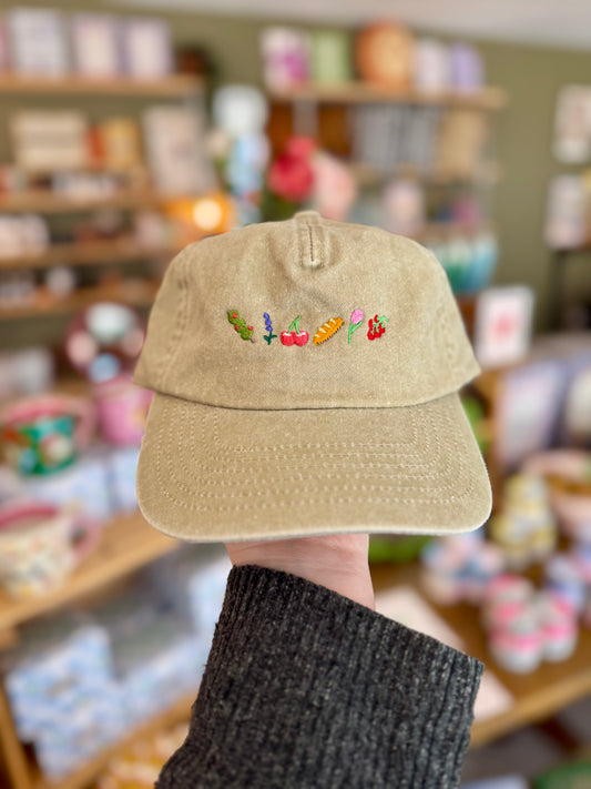 'Summer Picnic' 5 Panel Cotton Cap