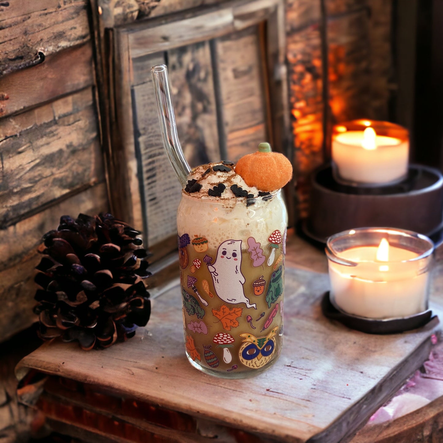 Haunted Forest Iced Coffee/ Reusable Glass