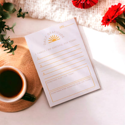 Daily Gratitude A6 Memo Pad