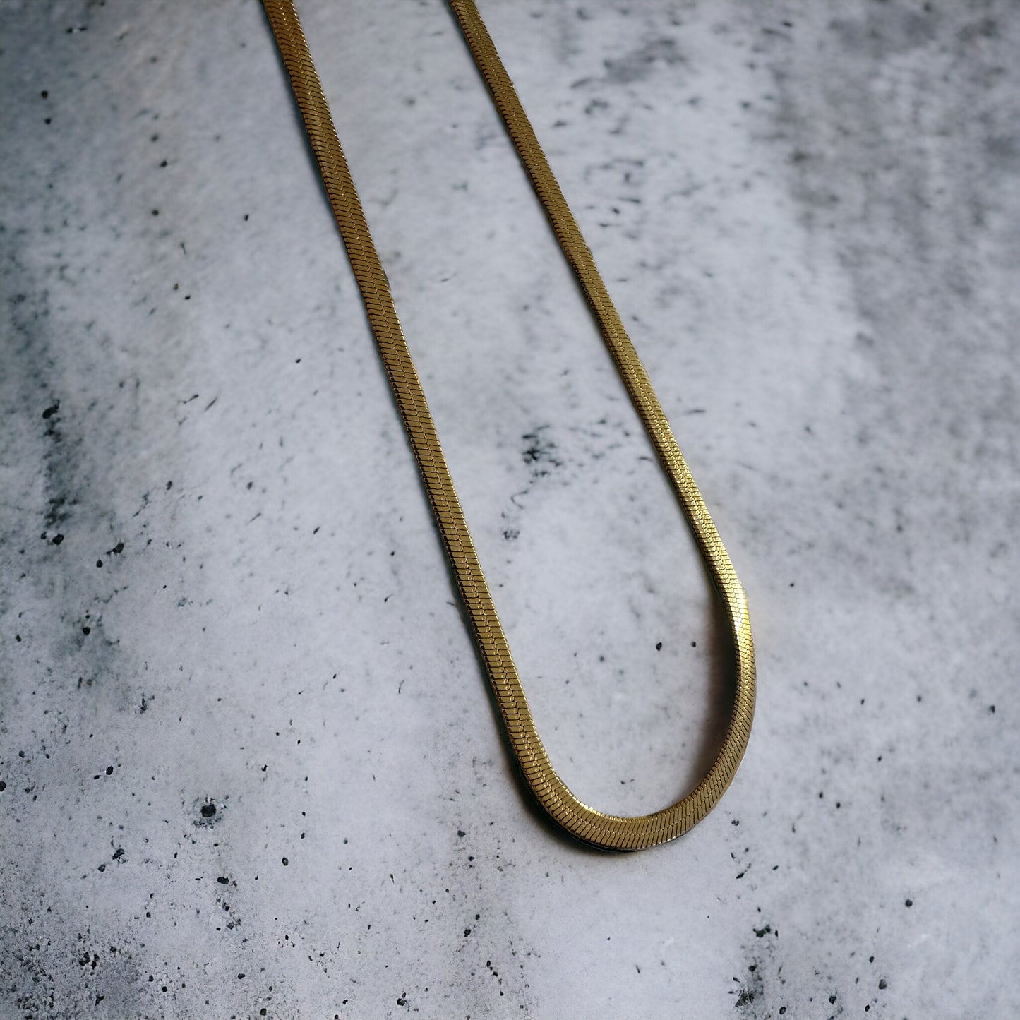 3mm Everyday Herringbone Necklace (50cm)