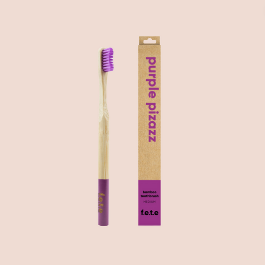 Bamboo Toothbrush Purple