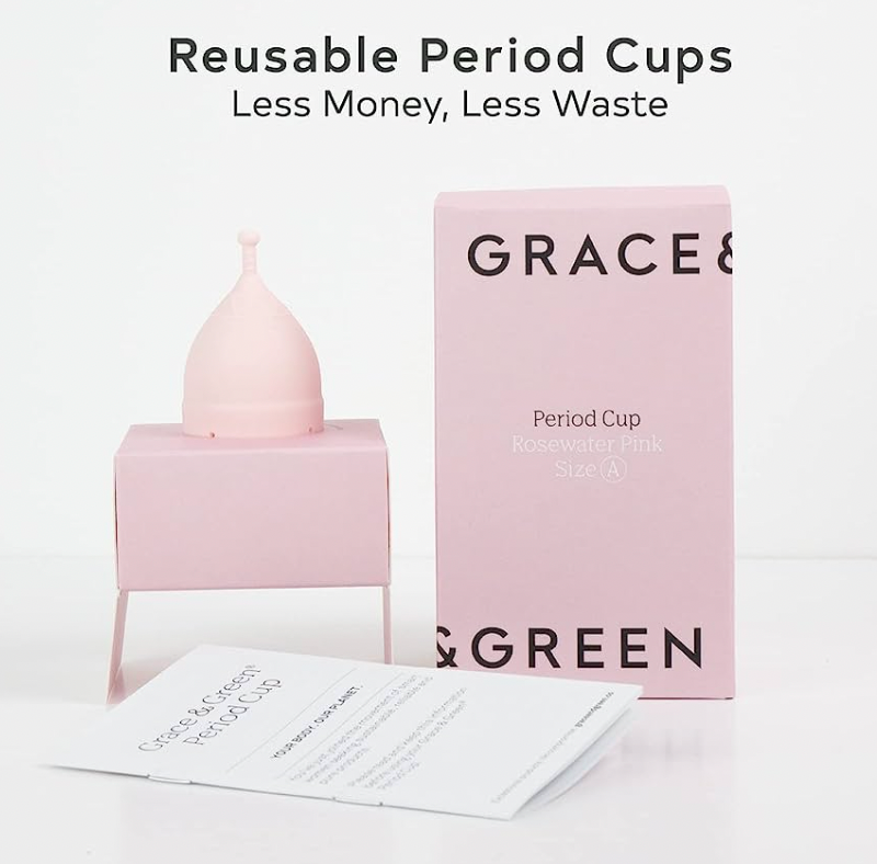 Period Cup Size A in Rosewater Pink