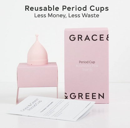 Period Cup Size A in Rosewater Pink