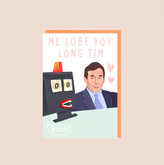 Michael Scott The Office Card