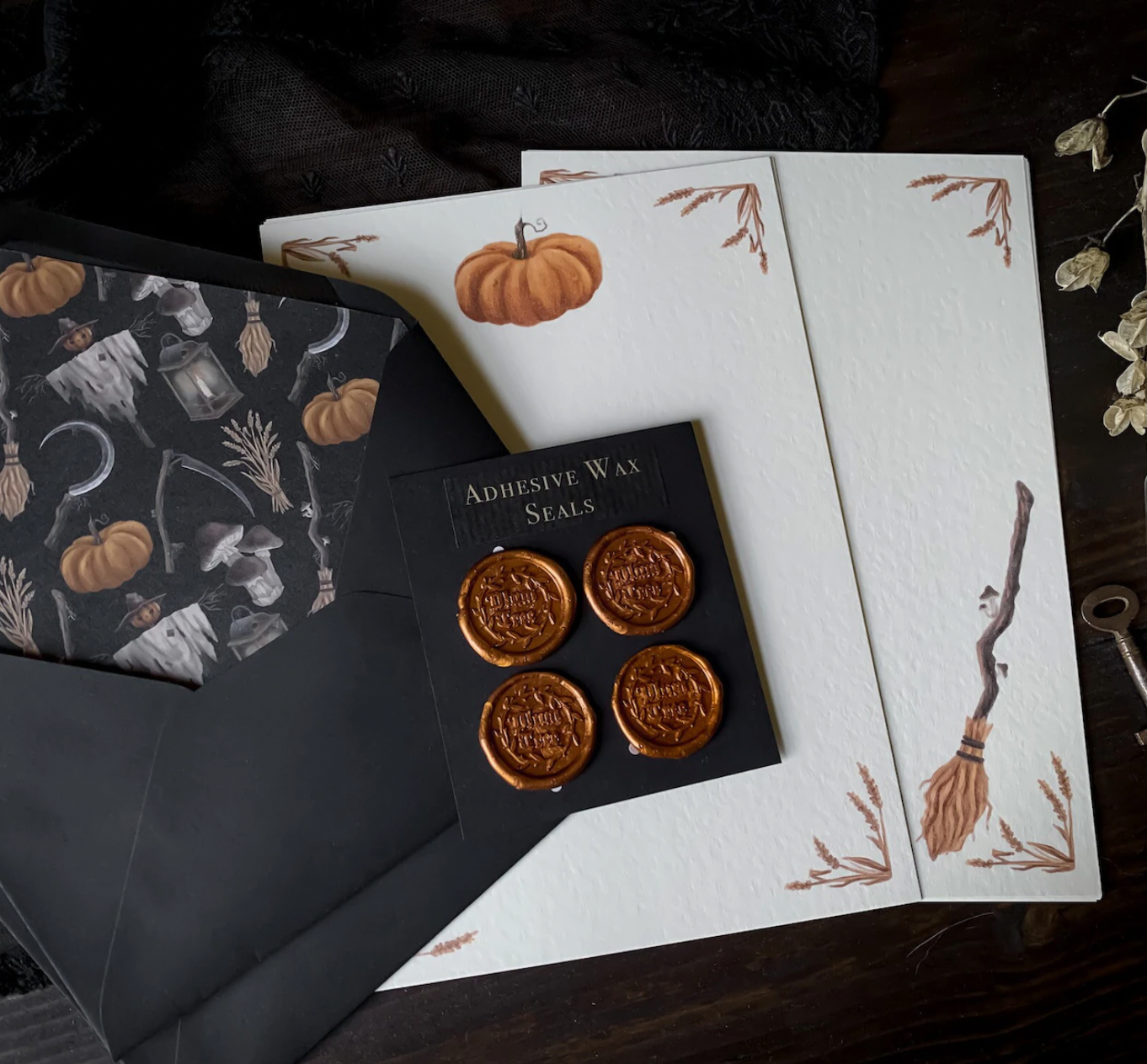 Letter Writing Set -Autumnal Pumpkin Harvest