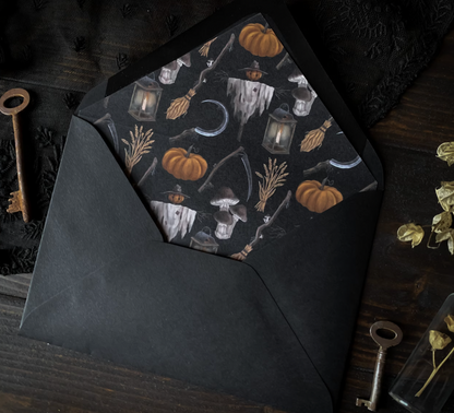 Letter Writing Set -Autumnal Pumpkin Harvest