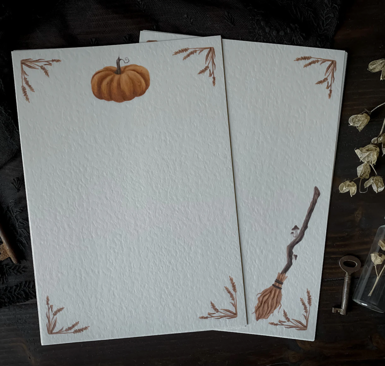 Letter Writing Set -Autumnal Pumpkin Harvest