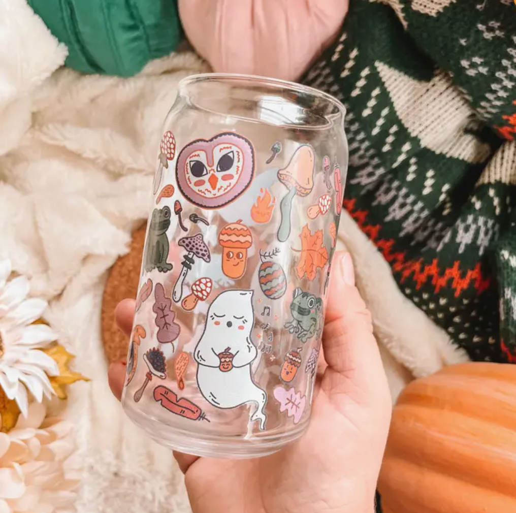Haunted Forest Iced Coffee/ Reusable Glass