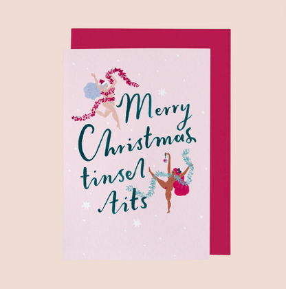 Merry Christmas Tinsel Tits Card