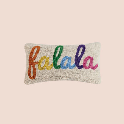 'Falala' Wool Hook Christmas Cushion