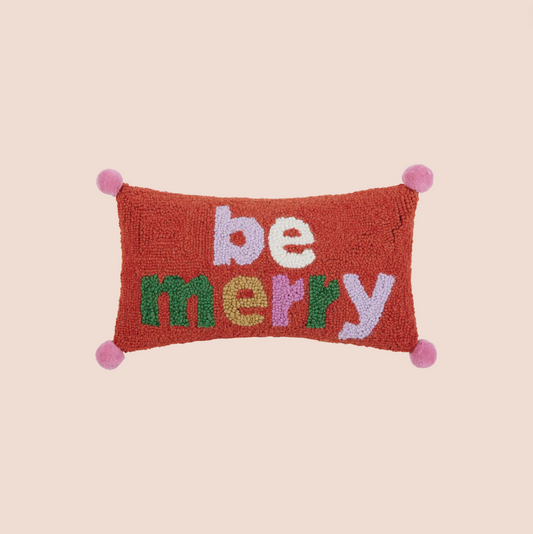 'Be Merry' Cushion