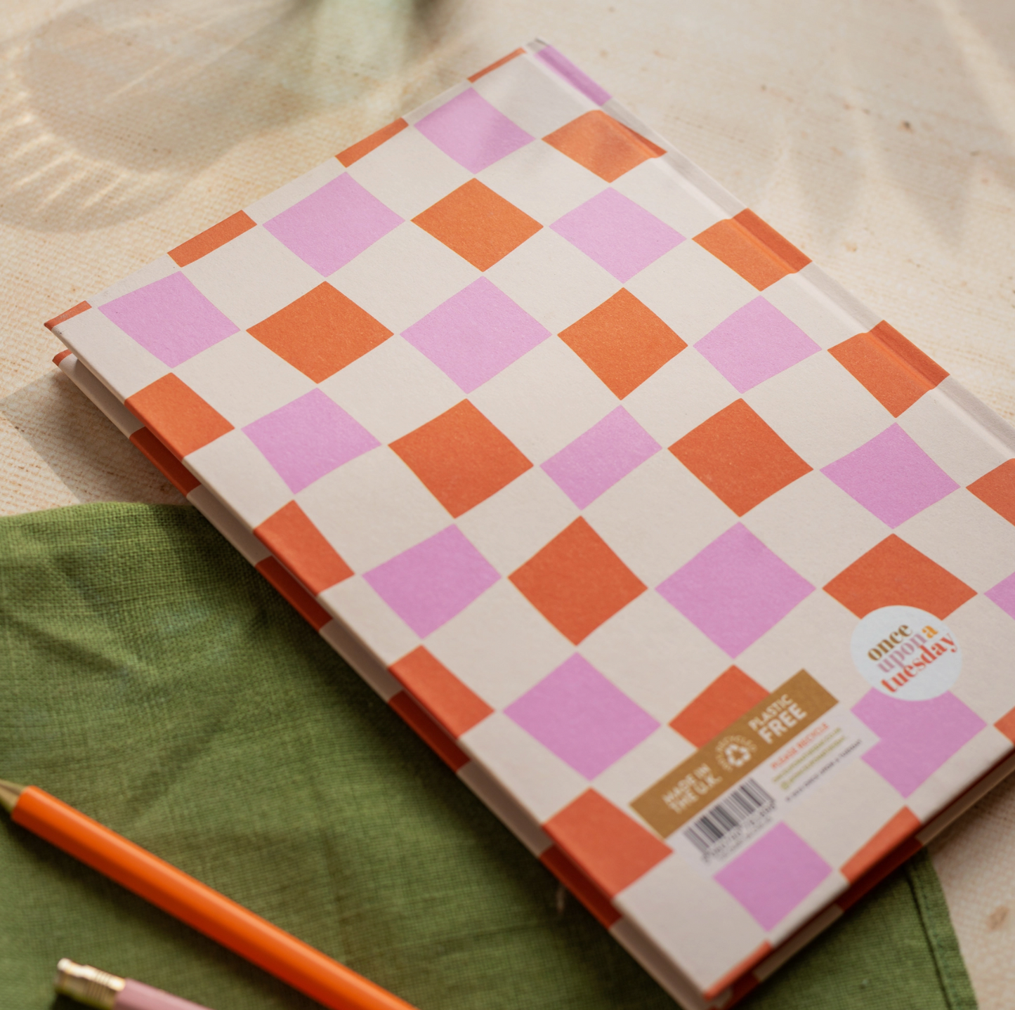 2024 Checkered Hardback Diary